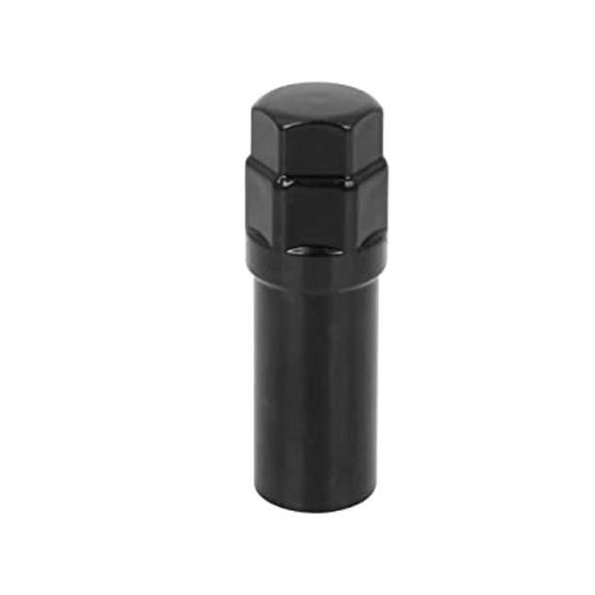 X AUTOHAUX Chrome 7 Spline Negro Rueda Lug Nut Drive Tuner