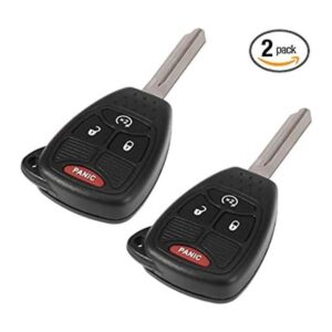 X AUTOHAUX 2 llaveros de repuesto para Jeep Wrangler_1