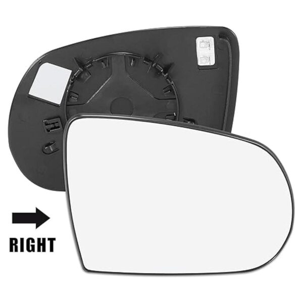 X AUTOHAUX Espejo retrovisor de automóvil de repuesto con