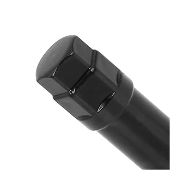 X AUTOHAUX Chrome 7 Spline Negro Rueda Lug Nut Drive Tuner_3