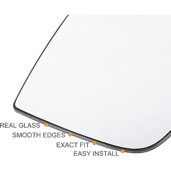 X AUTOHAUX Espejo retrovisor de coche con placa para Ford