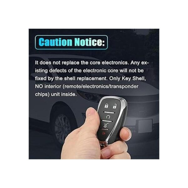 X AUTOHAUX Funda de repuesto de 5 botones para llave_5