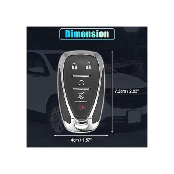 X AUTOHAUX Funda de repuesto de 5 botones para llave_3