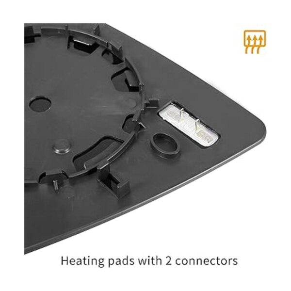 X AUTOHAUX Espejo retrovisor de coche con placa de_3