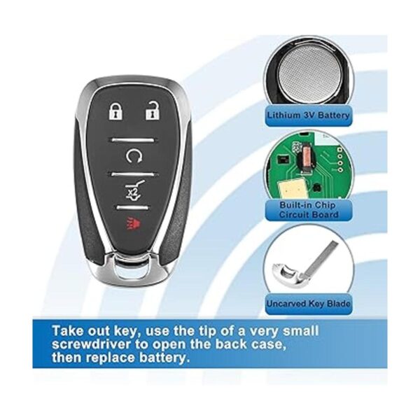 X AUTOHAUX HYQ4EA Llavero inteligente de proximidad con 5_4