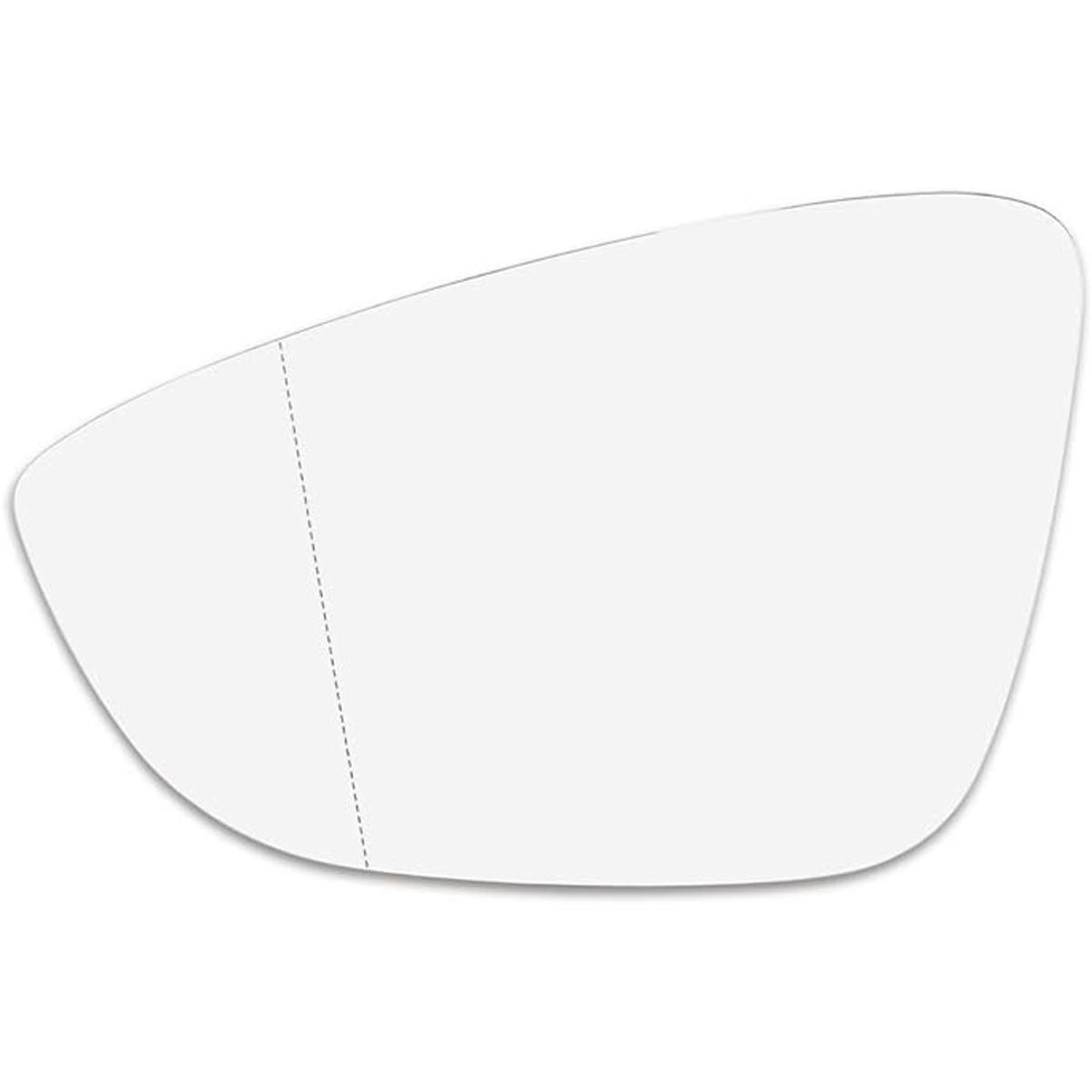 X AUTOHAUX Espejo de cristal climatizado con placa de