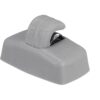 X AUTOHAUX Gancho de plástico gris para visera solar para_4