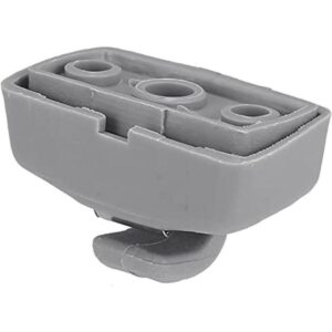 X AUTOHAUX Gancho de plástico gris para visera solar para_1