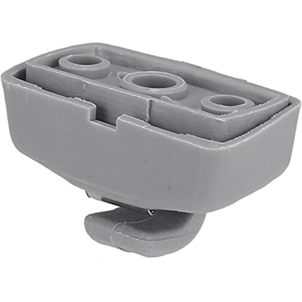 X AUTOHAUX Gancho de plástico gris para visera solar para
