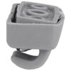 X AUTOHAUX Gancho de plástico gris para visera solar para_3