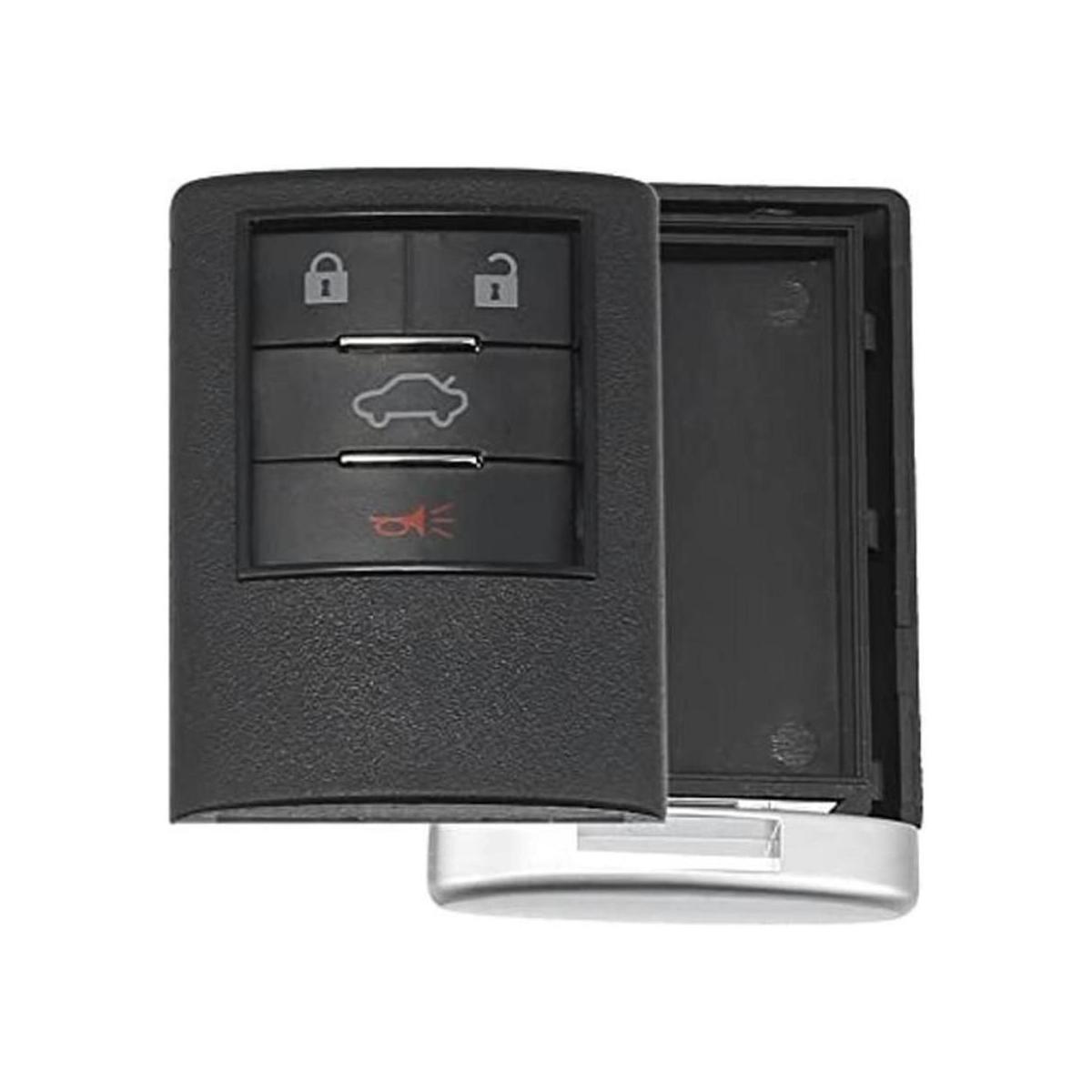 X AUTOHAUX Carcasa de repuesto de 4 botones para llave