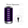 Cargador USB universal de 6 puertos estación de carga USB_3