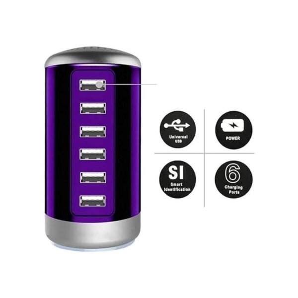 Cargador USB universal de 6 puertos estación de carga USB_2