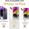 Funda transparente iPhone 14 Plus funda protectora a_2