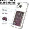 Funda transparente iPhone 14 Plus funda protectora a_5
