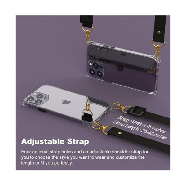 Wuwedo Funda transparente para iPhone 14 Pro Max con_3