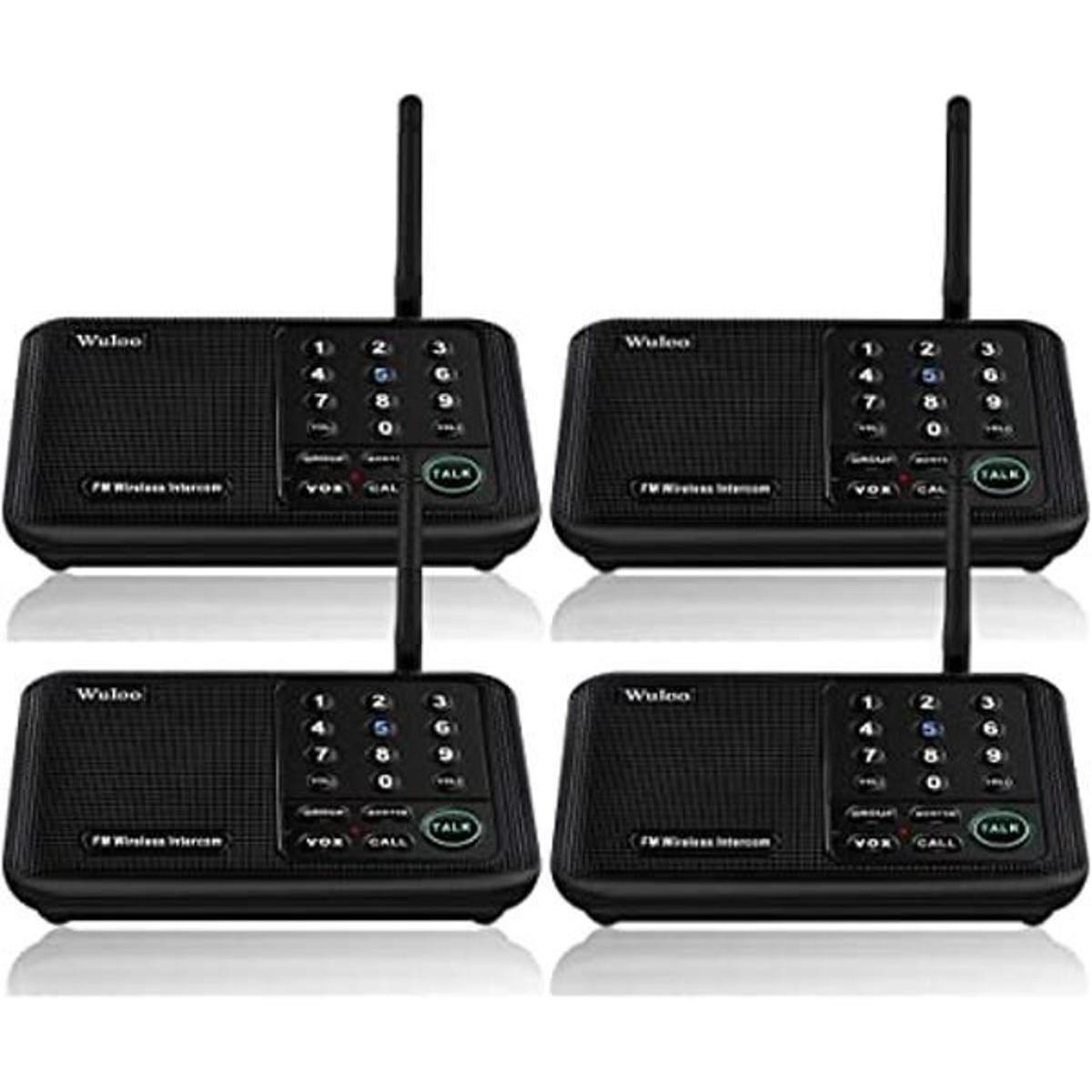 Wuloo Intercomunicadores inalámbricos para el hogar de