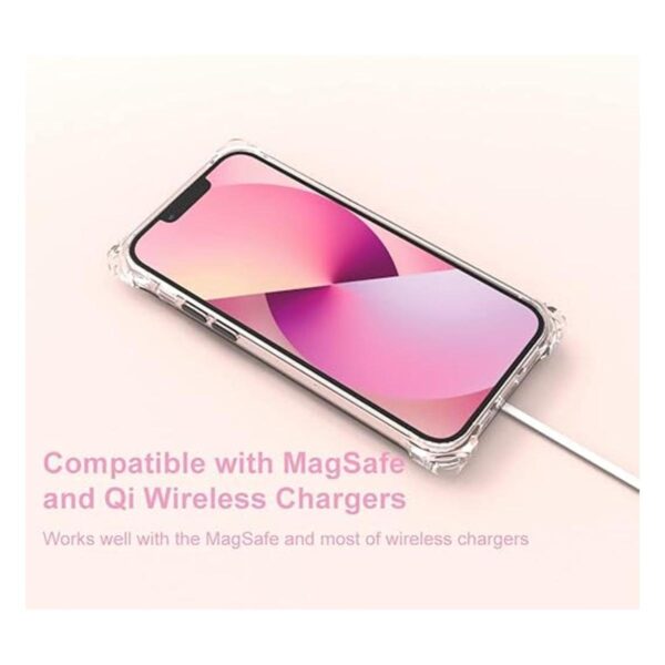 Wuwedo Funda transparente para iPhone 13 con correa_3