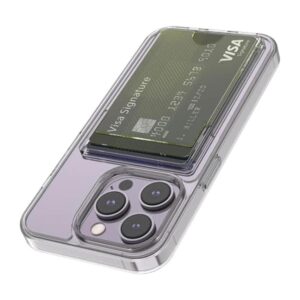 Wuwedo Funda para iPhone 14 Pro Ultra Clear Card Case_1