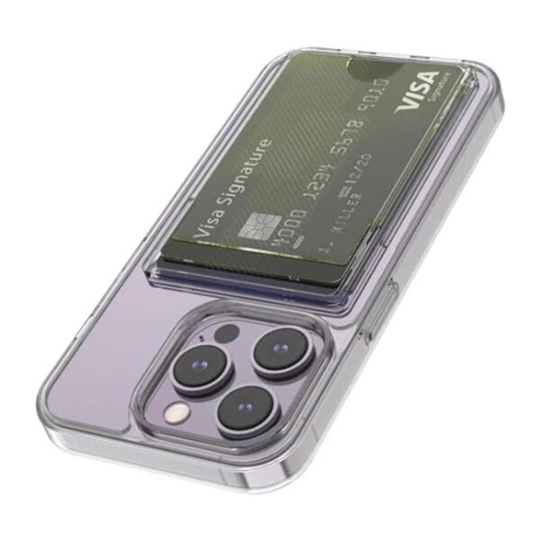 Wuwedo Funda para iPhone 14 Pro Ultra Clear Card Case_1