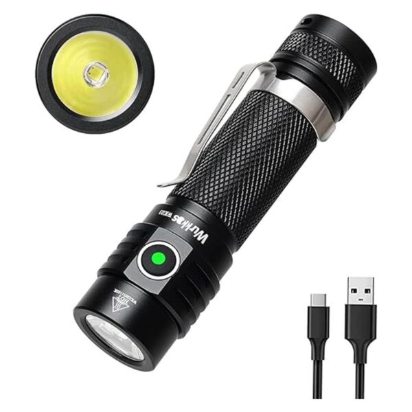 Wurkkos WK03 Linterna pequeña de 1800 lúmenes luz LED_1