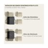 Wuglo Asiento de coche extra estable para perros Asiento