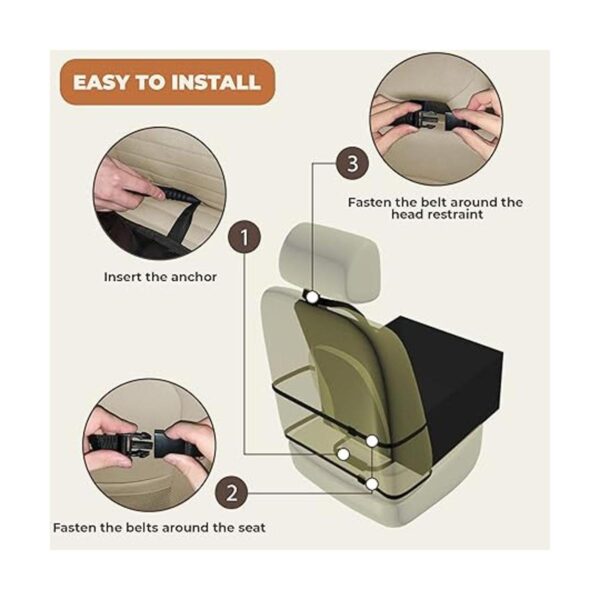 Asiento de coche extra estable para perro asiento de