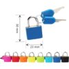 Paquete de 8 candados candados pequeños con llave para la