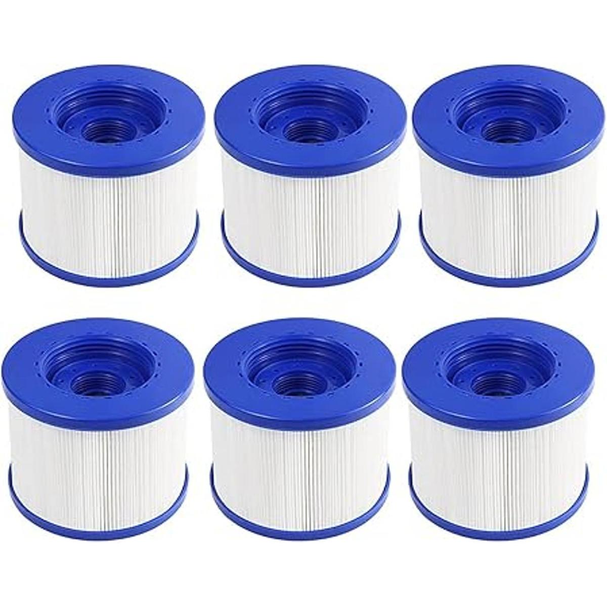 WuYan 6 filtros de piscina de repuesto para tubo caliente