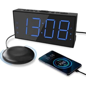 Reloj despertador súper ruidoso con agitador de cama_1