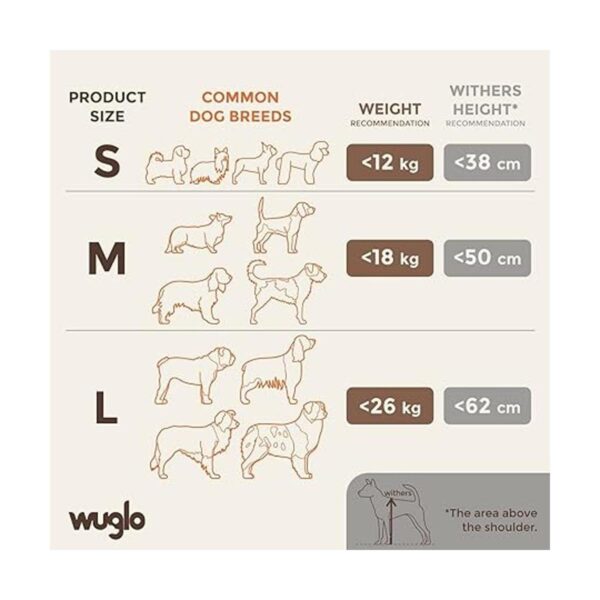 Wuglo Asiento de coche extra estable para perros Asiento
