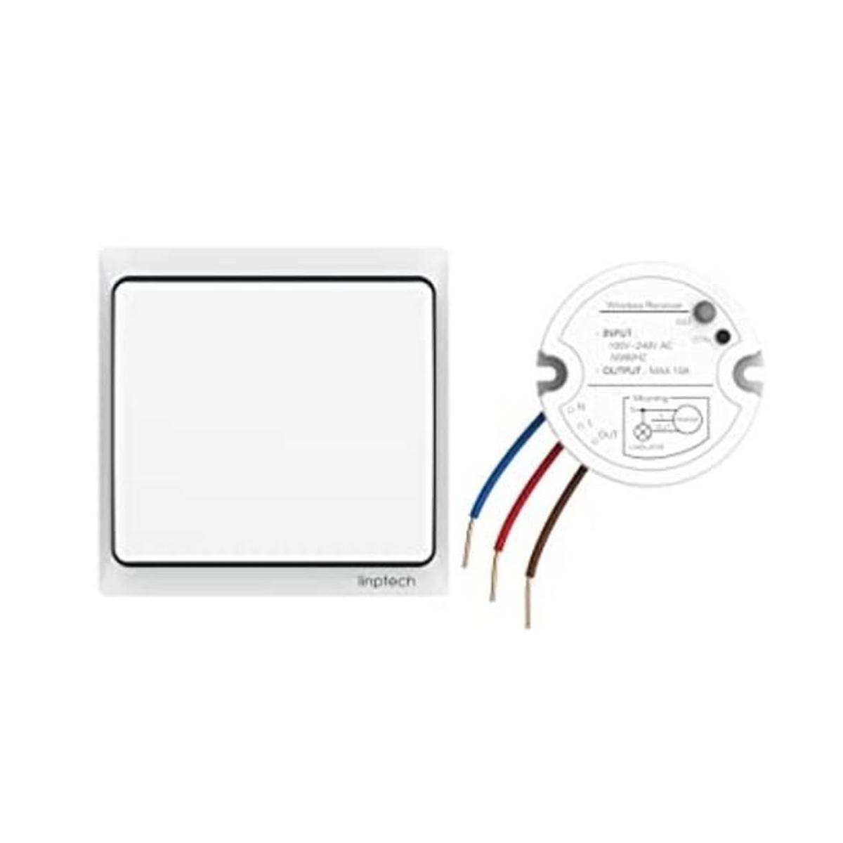 Linptech Kit de interruptor y receptor de luz inalámbrico