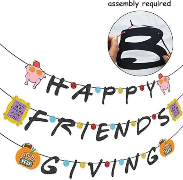 Cartel de regalos de amigos felices para Acción de_2