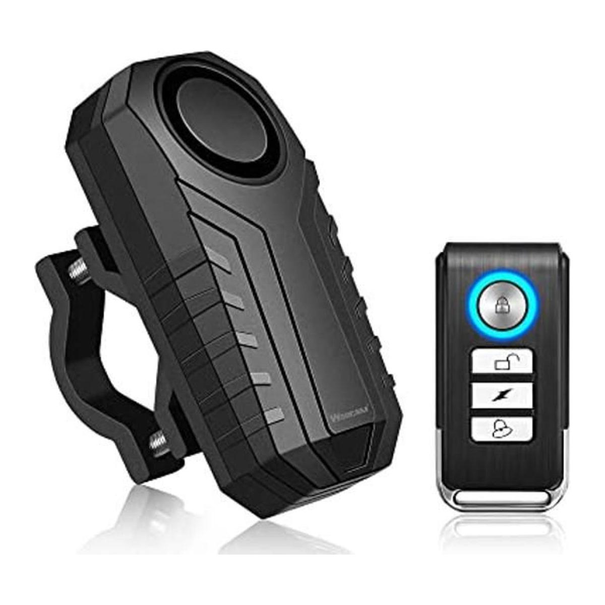 WSDCAM Alarma antirrobo para bicicleta con soporte 113