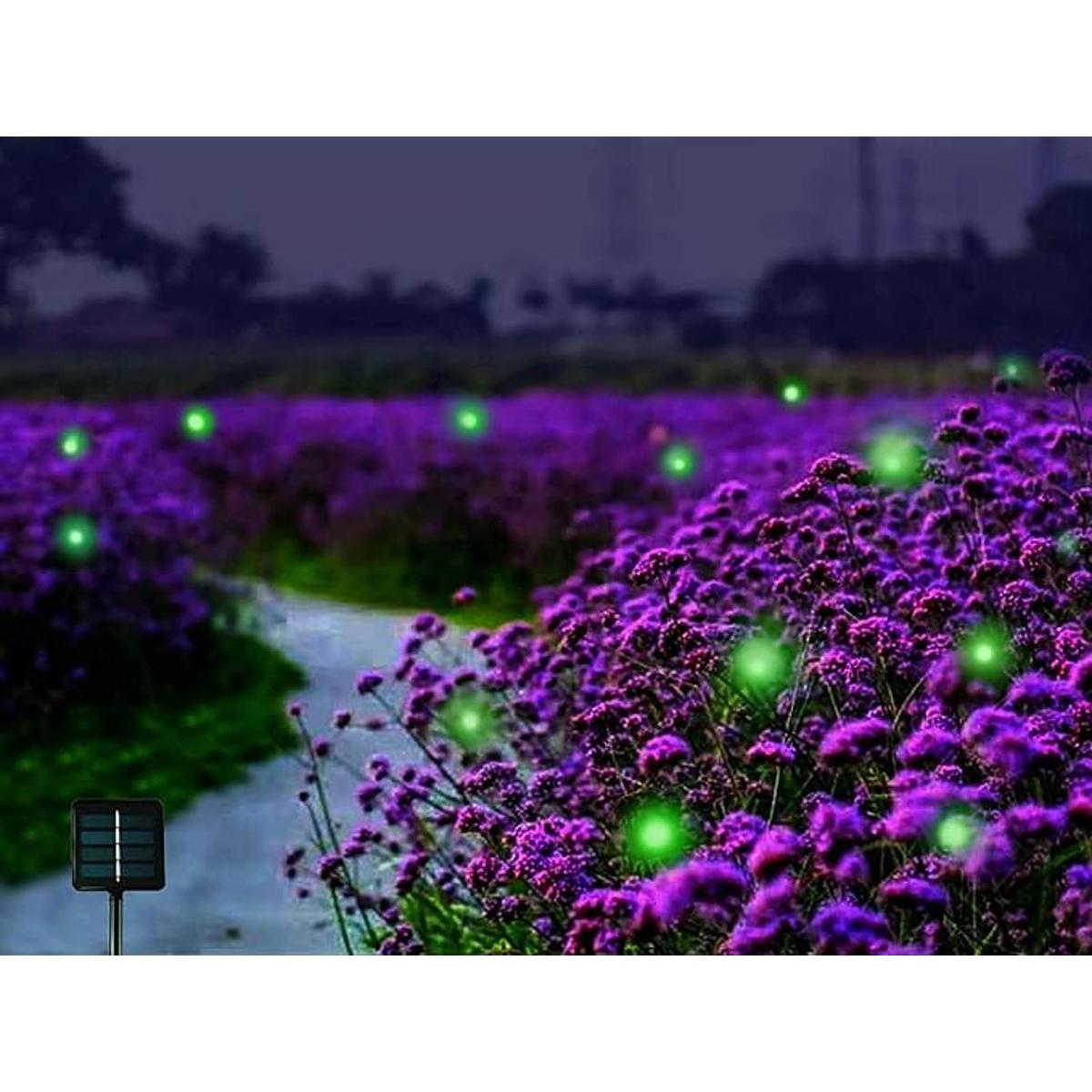 Luces solares de luciérnaga para exteriores con 9 abejas