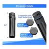 Wsays Herramienta de llave de enchufe sintonizador de 6