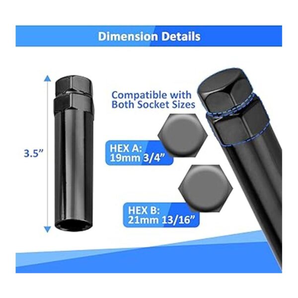 Wsays Herramienta de llave de enchufe sintonizador de 6