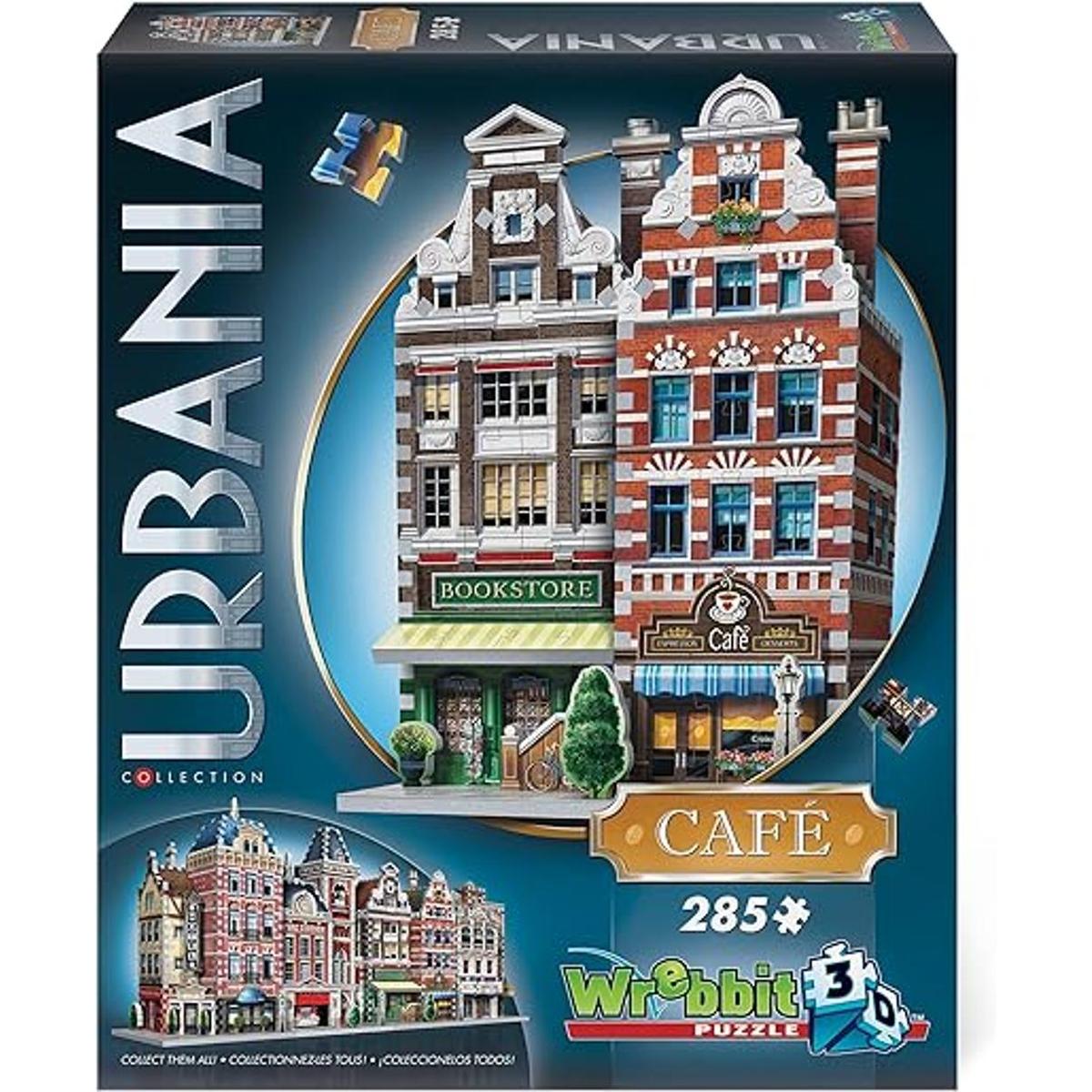 WREBBIT 3D Urbania Collection Café Rompecabezas 3D 285