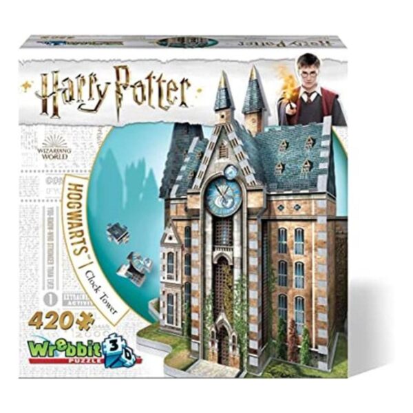 Wrebbit 3D Hogwarts Reloj Tower Rompecabezas 3D de 420_1