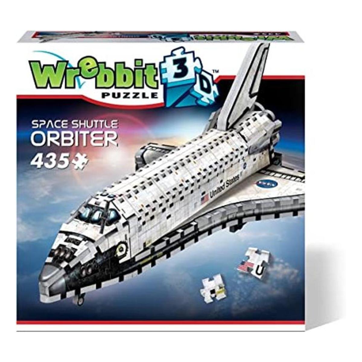 WREBBIT 3D Space Shuttle Orbiter 3D rompecabezas 435piezas