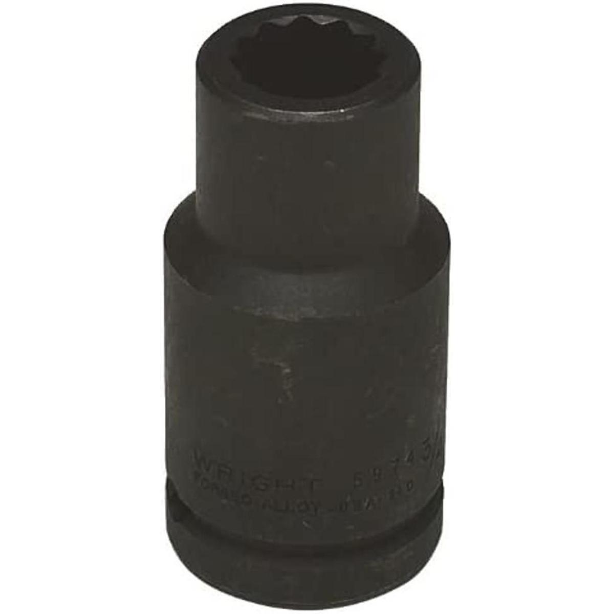 Wright Tool 6974 Enchufe de impacto profundo de 12 puntos