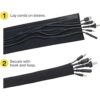 WrapIt Storage Funda para cable con gancho y bucle 12.0_5