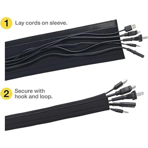WrapIt Storage Funda para cable con gancho y bucle 12.0_5