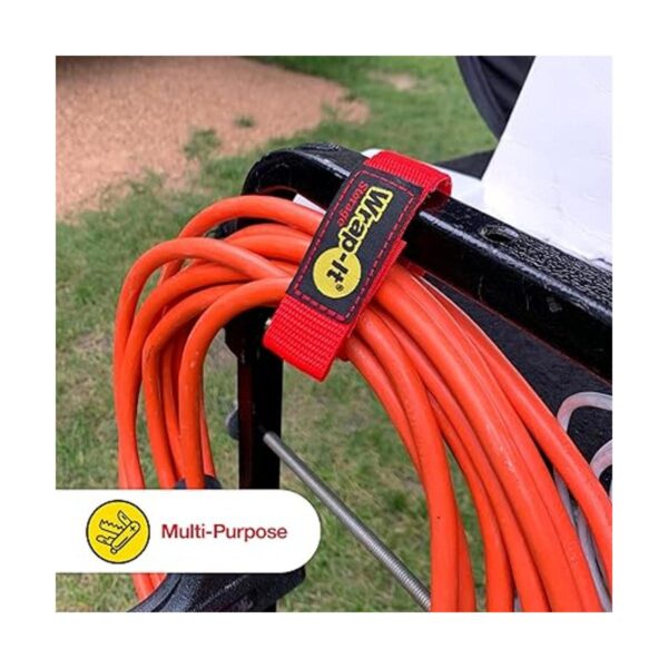WrapIt Storage Envolturas de cable de correa rápida 9_4