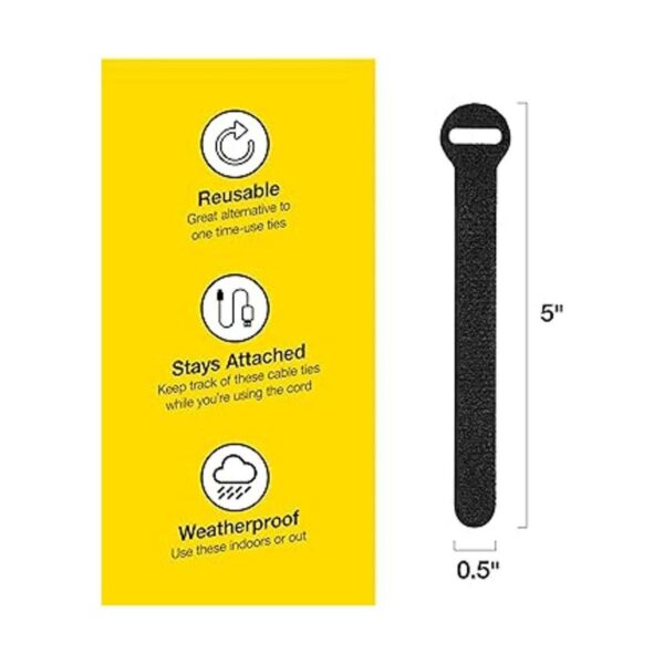 WrapIt SelfGripping Storage Straps. Cinchos reutilizables_4