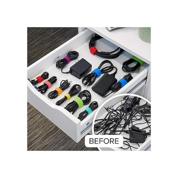 WrapIt SelfGripping Storage Straps. Cinchos reutilizables_5