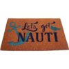 Lets Get Nauti con diseño de ancla para puerta fibra de_2
