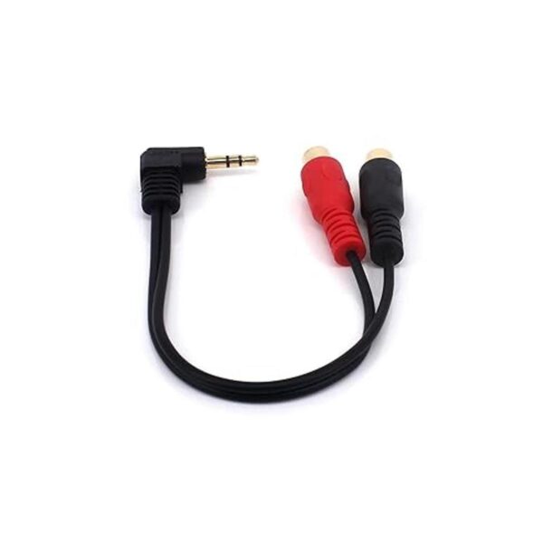 Qaoquda Cable adaptador de 0.138 in a 2RCAF chapado en_3
