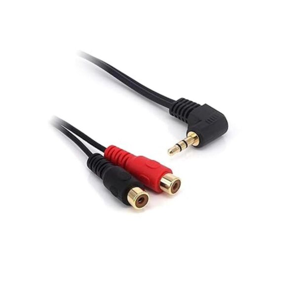 Qaoquda Cable adaptador de 0.138 in a 2RCAF chapado en_4