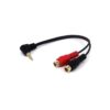 Qaoquda Cable adaptador de 0.138 in a 2RCAF chapado en_2